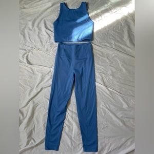 Girlfriend Collective Daydream Blue Compressive Ribbed Legging Size XS